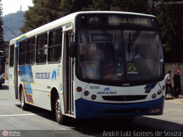 Viação Dedo de Deus 1012 na cidade de Teresópolis, Rio de Janeiro, Brasil, por André Luiz Gomes de Souza. Número da foto: #173304.