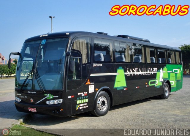 Santa Luzia Transporte e Turismo - Geneve Turismo 2011 na cidade de Gramado, Rio Grande do Sul, Brasil, por EDUARDO - SOROCABUS. ID da foto: 172851.