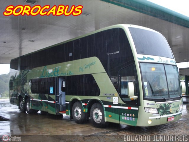 Lisotur Turismo 4900 na cidade de Jacupiranga, São Paulo, Brasil, por EDUARDO - SOROCABUS. Número da foto: #173349.