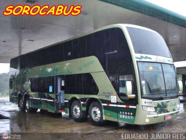 Lisotur Turismo 4900 na cidade de Jacupiranga, São Paulo, Brasil, por EDUARDO - SOROCABUS. ID da foto: 173349.