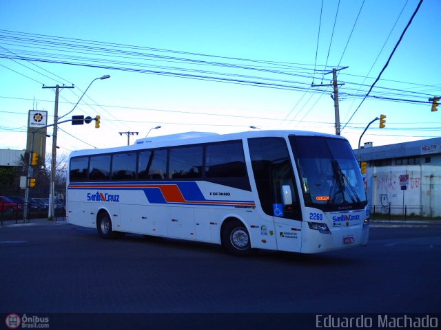 VUSC - Viação União Santa Cruz 2260 na cidade de Porto Alegre, Rio Grande do Sul, Brasil, por Eduardo Machado. ID da foto: 173379.