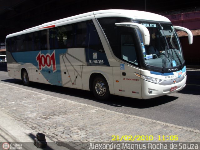 Auto Viação 1001 RJ 108.325 na cidade de Rio de Janeiro, Rio de Janeiro, Brasil, por Alexandre  Magnus. ID da foto: 173160.