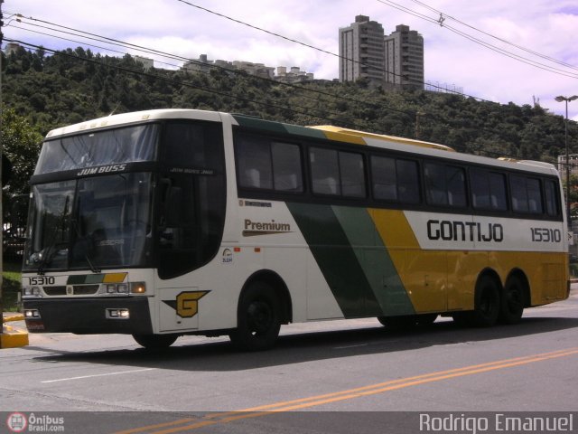 Empresa Gontijo de Transportes 15310 na cidade de Belo Horizonte, Minas Gerais, Brasil, por Rodrigo Emanuel. Número da foto: #174708.