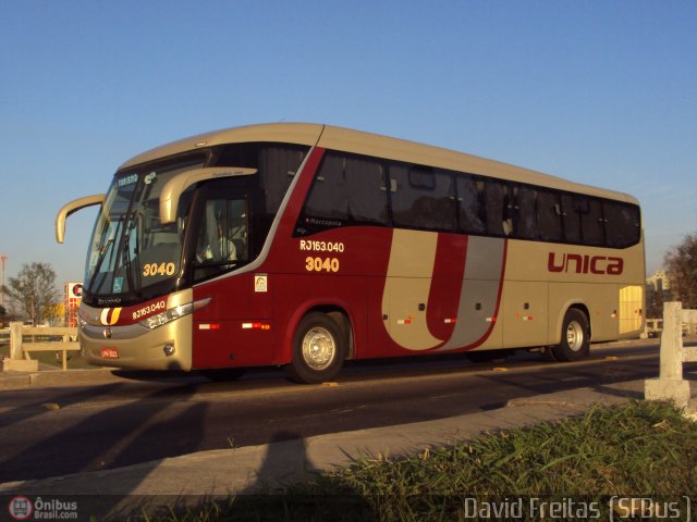 Transportes Única Petrópolis RJ 163.040 na cidade de Resende, Rio de Janeiro, Brasil, por David Freitas. Número da foto: #176346.
