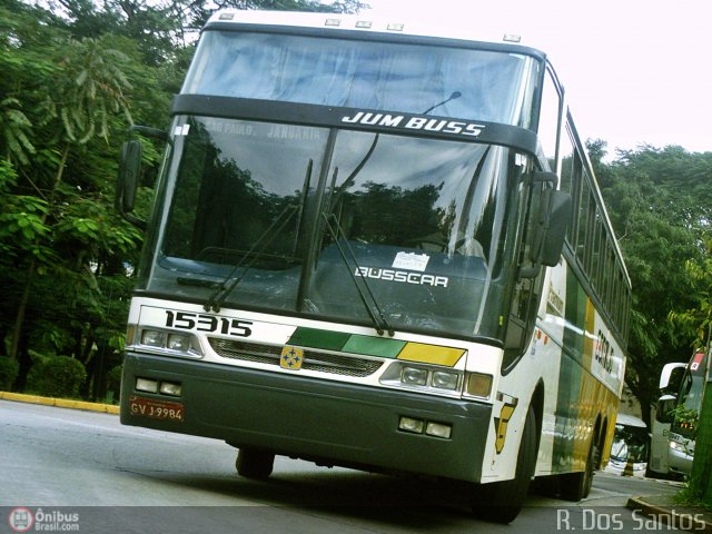 Empresa Gontijo de Transportes 15315 na cidade de São Paulo, São Paulo, Brasil, por Rafael Santos. ID da foto: 176239.