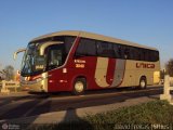 Transportes Única Petrópolis RJ 163.040 na cidade de Resende, Rio de Janeiro, Brasil, por David Freitas. Número da foto: #176346.