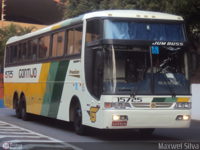 Empresa Gontijo de Transportes 15725 na cidade de Volta Redonda, Rio de Janeiro, Brasil, por Maxwel Silva. ID da foto: 195094.