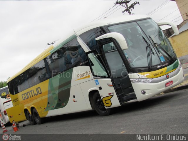 Empresa Gontijo de Transportes 18030 na cidade de São Paulo, São Paulo, Brasil, por Nerilton F.  ônibus. Número da foto: #194922.