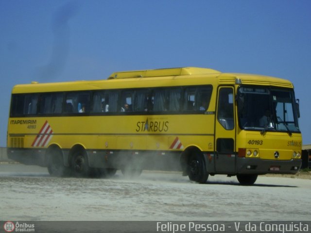 Viação Itapemirim 40193 na cidade de Vitória da Conquista, Bahia, Brasil, por Felipe Pessoa de Albuquerque. Número da foto: #195394.