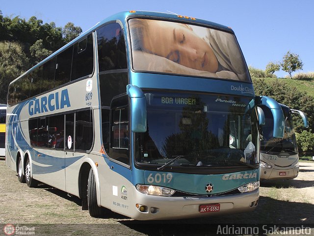 Viação Garcia 6019 na cidade de Campinas, São Paulo, Brasil, por Adrianno Sakamoto. ID da foto: 196693.