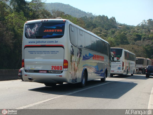 Jabotur Turismo 2003 na cidade de São Paulo, São Paulo, Brasil, por Antonio Carlos Pangardi. Número da foto: #197034.