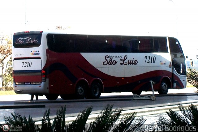 Expresso São Luiz 7210 na cidade de Brasília, Distrito Federal, Brasil, por Daniel Rodrigues. Número da foto: #198245.