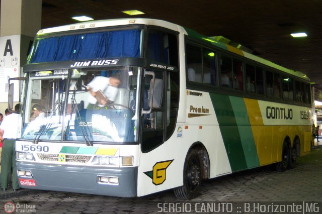 Empresa Gontijo de Transportes 15690 na cidade de Belo Horizonte, Minas Gerais, Brasil, por Sérgio Augusto Braga Canuto. Número da foto: #198941.