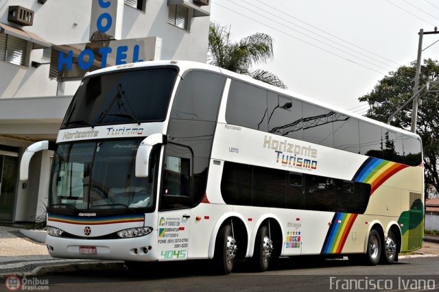 Horizonte Turismo 4045 na cidade de Paraguaçu Paulista, São Paulo, Brasil, por Francisco Ivano. Número da foto: #199307.