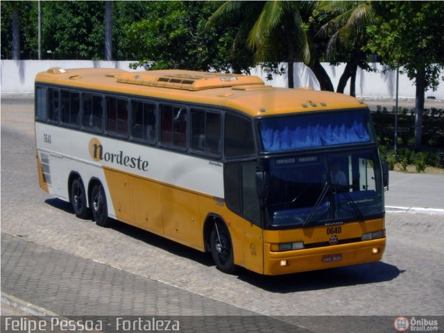 Viação Nordeste 0640 na cidade de Fortaleza, Ceará, Brasil, por Felipe Pessoa de Albuquerque. Número da foto: #200295.