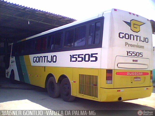 Empresa Gontijo de Transportes 15505 na cidade de Várzea da Palma, Minas Gerais, Brasil, por Wagner Gontijo Várzea da Palma-mg. Número da foto: #201018.
