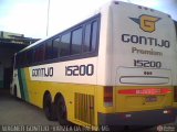 Empresa Gontijo de Transportes 15200 na cidade de Várzea da Palma, Minas Gerais, Brasil, por Wagner Gontijo Várzea da Palma-mg. Número da foto: #:id.