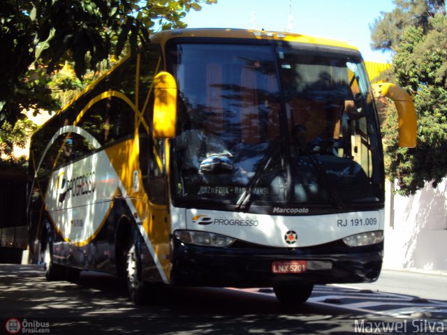 Viação Progresso RJ 191.009 na cidade de Volta Redonda, Rio de Janeiro, Brasil, por Maxwel Silva. Número da foto: #201730.