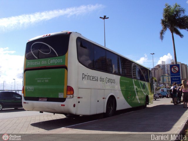 Expresso Princesa dos Campos 5283 na cidade de Florianópolis, Santa Catarina, Brasil, por Daniel Motta. Número da foto: #201765.