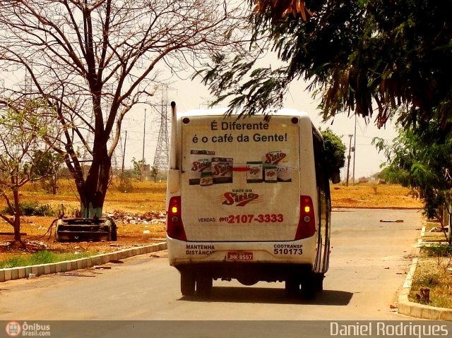 COOTRANSP 510173 na cidade de Samambaia, Distrito Federal, Brasil, por Daniel Rodrigues. Número da foto: #202273.