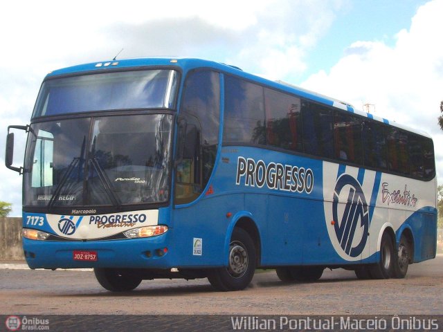 Auto Viação Progresso 7173 na cidade de Caruaru, Pernambuco, Brasil, por Willian Pontual. ID da foto: 202430.