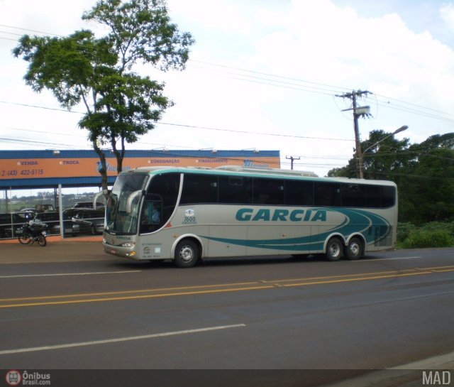 Viação Garcia 7600 na cidade de Apucarana, Paraná, Brasil, por Mad bus. Número da foto: #202925.