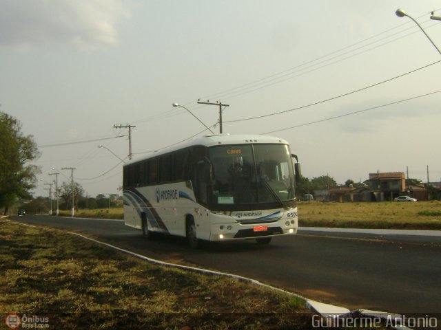 Viação Andrade 6500 na cidade de Araxá, Minas Gerais, Brasil, por Guilherme Antonio. Número da foto: #203609.
