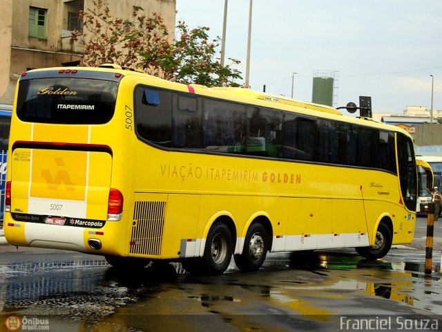 Viação Itapemirim 5007 na cidade de Belo Horizonte, Minas Gerais, Brasil, por Franciel Souza. ID da foto: 203676.