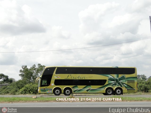 Lisotur Turismo 4400 na cidade de Curitiba, Paraná, Brasil, por Paulo Roberto Chulis. Número da foto: #203699.