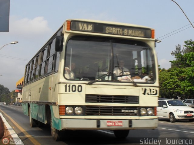 VAB - Viação Alô Brasil 1100 na cidade de Volta Redonda, Rio de Janeiro, Brasil, por Sidcley Lourenço. Número da foto: #203994.