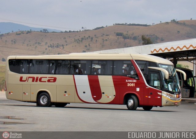 Transportes Única Petrópolis RJ 163.061 na cidade de Aparecida, São Paulo, Brasil, por EDUARDO - SOROCABUS. Número da foto: #205030.