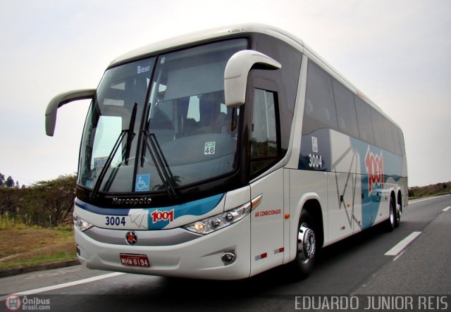 Auto Viação 1001 3004 na cidade de Canas, São Paulo, Brasil, por EDUARDO - SOROCABUS. Número da foto: #205044.