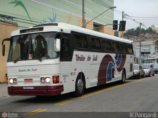 União do Sul - Transportadora Turística Autêntica 2200 na cidade de São Paulo, São Paulo, Brasil, por Antonio Carlos Pangardi. Número da foto: #204873.