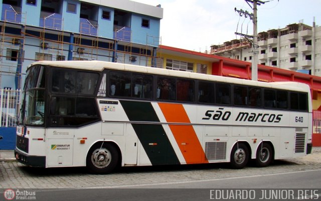 São Marcos Turismo 640 na cidade de Aparecida, São Paulo, Brasil, por EDUARDO - SOROCABUS. ID da foto: 205073.