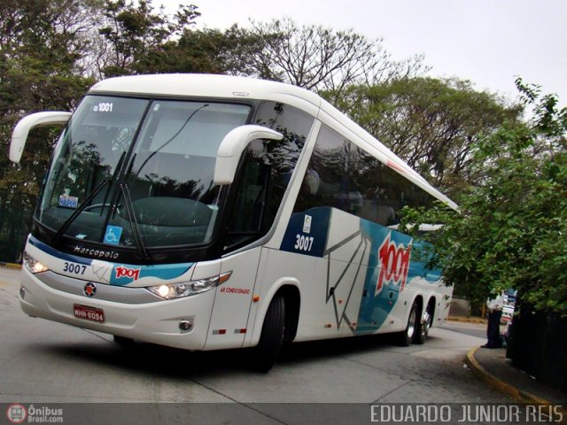 Auto Viação 1001 3007 na cidade de São Paulo, São Paulo, Brasil, por EDUARDO - SOROCABUS. Número da foto: #190928.