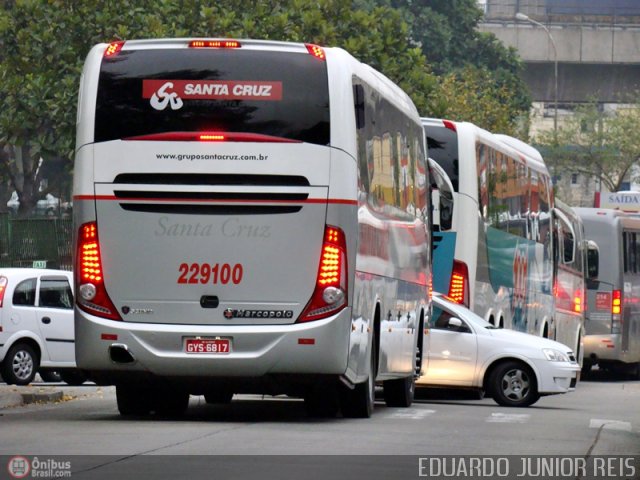Viação Santa Cruz 229100 na cidade de São Paulo, São Paulo, Brasil, por EDUARDO - SOROCABUS. Número da foto: #190884.