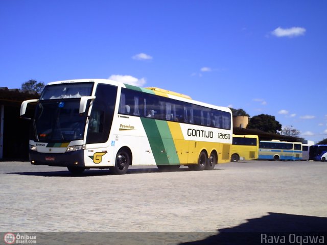 Empresa Gontijo de Transportes 12850 na cidade de Vitória da Conquista, Bahia, Brasil, por Antonio Carlos Pangardi. Número da foto: #190579.