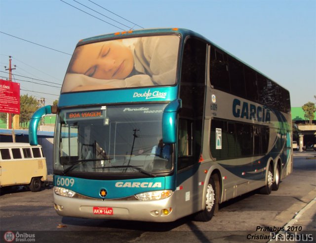 Viação Garcia 6009 na cidade de São Paulo, São Paulo, Brasil, por Cristiano Soares da Silva. Número da foto: #191206.