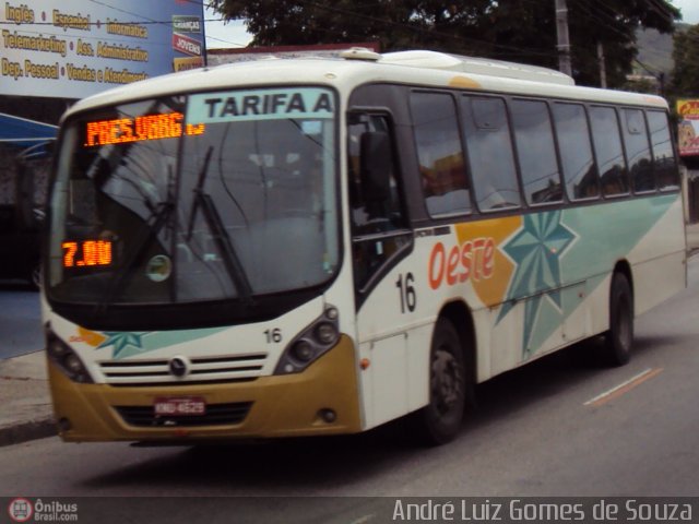 Transportes Zona Oeste 16 na cidade de Rio de Janeiro, Rio de Janeiro, Brasil, por André Luiz Gomes de Souza. ID da foto: 192505.