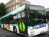 RATP - Régie Autonome des Transports Parisiens 9186 na cidade de Paris, Île-de-France, França, por Marcos Filho. Número da foto: #192252.