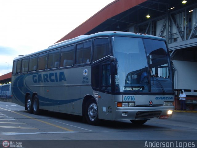Viação Garcia 6916 na cidade de São José do Rio Preto, São Paulo, Brasil, por Anderson Lopes. Número da foto: #193502.