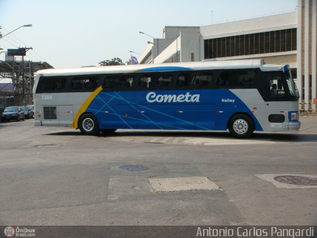 Viação Cometa 7284 na cidade de São Paulo, São Paulo, Brasil, por Antonio Carlos Pangardi. ID da foto: 194091.